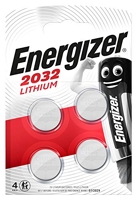 Energizer Pile CR2032, Piles Plates Lithium, Lot de 4