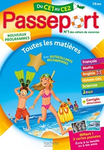Passeport - Du CE1 au CE2 (7-8 ans) - Cahier de vacances 2022 de Catherine Bessières