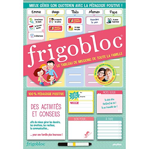 Tableau des missions aimanté Frigobloc - Pédagogie positive, Audrey Akoun -  les Prix d'Occasion ou Neuf