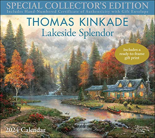 Thomas Kinkade Special Collector S Edition 2024 Deluxe Wall Calendar   51oJKluje L 