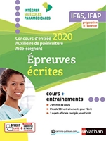 IFAS/IFAP Concours d'entrée 2020-Auxiliaire puériculture Aide-soignant Epreuves écrites (IEPM)- 2020