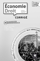 Ressources plus - ECONOMIE-DROIT - 2de BAC PRO - Corrigé