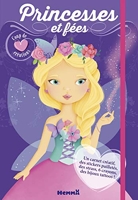 Princesses et fées Coup de coeur créations - Princesses et fées - Kit avec stickers et crayons pour habiller et colorier les modèles - dès 4 ans