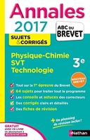 Annales ABC du BREVET 2017 Physique-Chimie SVT Techno 3e