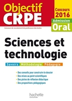 Objectif CRPE Sciences et technologie - 2016