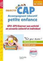 Fiches - CAP Accompagnant Éducatif Petite Enfance - épreuves 2 et 3