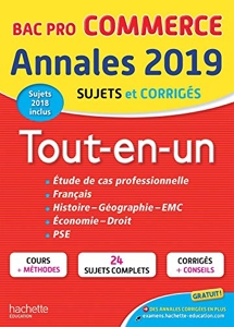 Annales Bac 2019 Tout-en-un Bac Pro Commerce d'Alain Prost