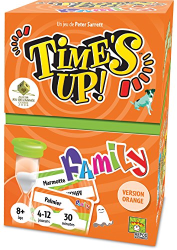 Time's Up Family Vert avec Timer - Jeu de société - Jeu famille