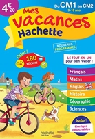 Mes Vacances Hachette - Du CM1 au CM2 - Cahier de vacances 2021 - Cahier de vacances 2020