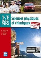 Sciences physiques et chimiques 1re,Tle Bac Pro (2016) - Pochette élève - Tronc commun et spécialités : T6, T7, T8, CME7, HS5, HS6