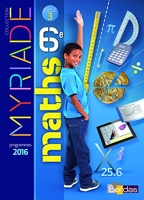 Myriade 6e - Manuel de l'élève - Grand format - Nouveau programme 2016