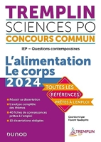 Tremplin Concours IEP Questions contemporaines 2024 - L'Alimentation. Le Corps