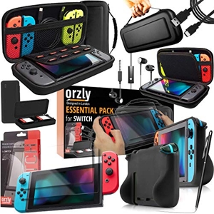 Nintendo Switch Accessoire, Orzly Ultimate Pack pour Nintendo Switch  [Pack les Prix d'Occasion ou Neuf