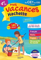 Mes vacances Hachette CE1/CE2 - Cahier de vacances