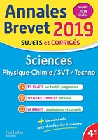 Annales Nouveau Brevet 2019 Physique-Chimie-SVT
