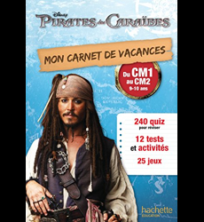 Mon carnet de vacances Pirates des Caraïbes du CM1 au CM2
