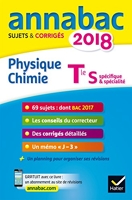 Annales Annabac 2018 Physique-chimie Tle S - Sujets et corrigés du bac Terminale S