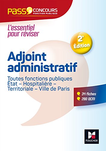 Pass'Concours - Adjoint administratif Fonction publique Etat, territoriale, hospitalière - Cat C - Format Kindle - 9782216149339 - 8,99 €
