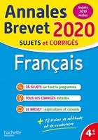 Annales Brevet 2020 Français