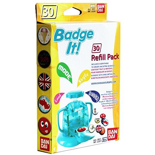 Kit de recharge de badges de 30mm de diamètre Pack de 30 compatible avec Badg... 