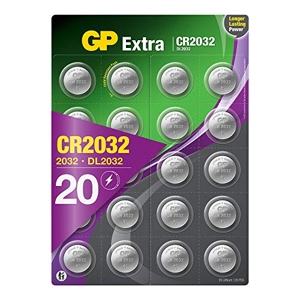 Piles CR2032 - Lot de 20, GP Extra