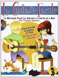 Pack Guitare Classique 1/2 Pour Enfant (6-9ans) Avec 3 Accessoires (Bleu)