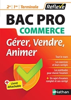 Bac pro commerce - Gérer Vendre animer - Guide Reflexe - 2de/1re/Tle
