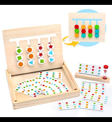 Puzzle 3 ans - Puzzle enfant et jeu magnétique pour 2-3 ans – L