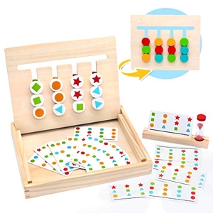 Boulier en bois Montessori pour enfants, jouet éducatif d