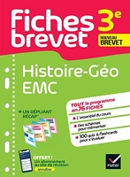 Fiches brevet Histoire-Géographie EMC 3e Brevet 2023 - Fiches de révision & quiz