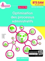 Bloc 1 - Optimisation des processus administratifs 1re et 2e années BTS SAM (2018) - Pochette élève