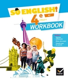 So English! Anglais 4e Éd. 2017 - Workbook