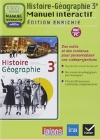 Histoire geographie 3e ed. 2012 - Manuel interactif enrichi version enseignant cd rom