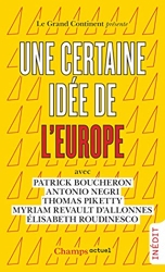 Une certaine idée de l'Europe de Patrick Boucheron