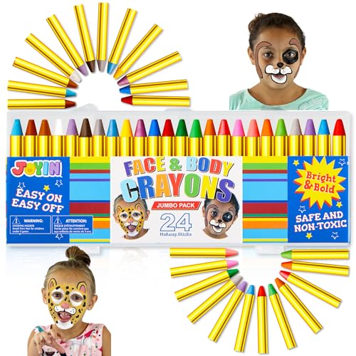 Visage Peinture,12 Couleurs Crayon Maquillage Enfant,Maquillage pour  Enfants,Sûr, Non-Toxique, Lavable, Peinture Corporelle pour Enfants,  Cosplay
