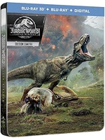 Jurassic World - Fallen Kingdom [Blu-ray 3D] [Combo Blu-ray 3D + Blu-ray + Digital - Édition boîtier SteelBook]