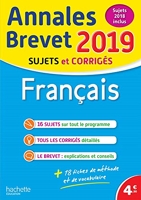 Annales Nouveau Brevet 2019 Français