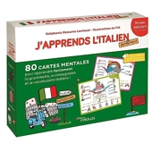 J'apprends l'italien autrement - niveau débutant - 80 Cartes Mentales Pour Apprendre Facilement La Grammaire, La Conjugaison Et Le Vocabulaire Italiens !