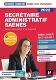 Réussite Concours - Secrétaire administratif, SAENES - Catégorie B - 2022 - Préparation complète - Foucher - 13/10/2021