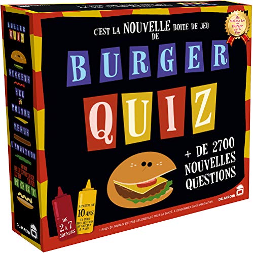 burger quiz ; le cahier de jeux