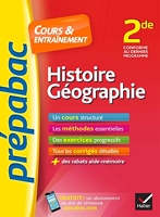 Histoire-Géographie 2de - Prépabac Cours & entraînement - Cours, méthodes et exercices progressifs (seconde)