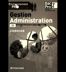 Environnement pro Gestion Administration 2de BAC PRO