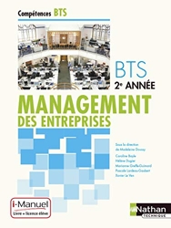 Management des entreprises BTS 2e année Compétences BTS i-Manuel bi-média - Livre avec i-manuel de Madeleine Doussy