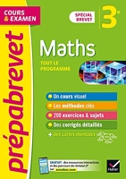 Prépabrevet Maths 3e - Brevet 2024 - Cours, méthodes et entraînement