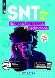 Sciences numériques et Technologie (SNT) 2de (2019) - Manuel élève de Dominique Sauzeau