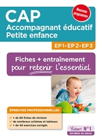 CAP accompagnant éducatif Pte enfance EP professionnelles 80 fiches EP1 2 3
