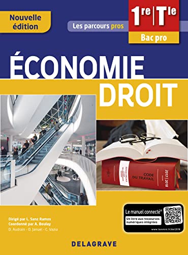 Economie Droit 1re, Tle Bac Pro (2018) - Pochette élève de Dominique Audrain