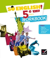 So English! Anglais 5e Éd. 2017 - Workbook