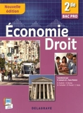 Economie Droit 2de Bac Pro (2015) Pochette élève by O. Januel (2015-03-09) - Delagrave - 09/03/2015