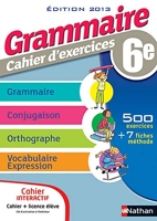 Cahier interactif de Grammaire 6e - Version bimédia